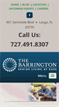 Mobile Screenshot of barringtonseniorliving.com
